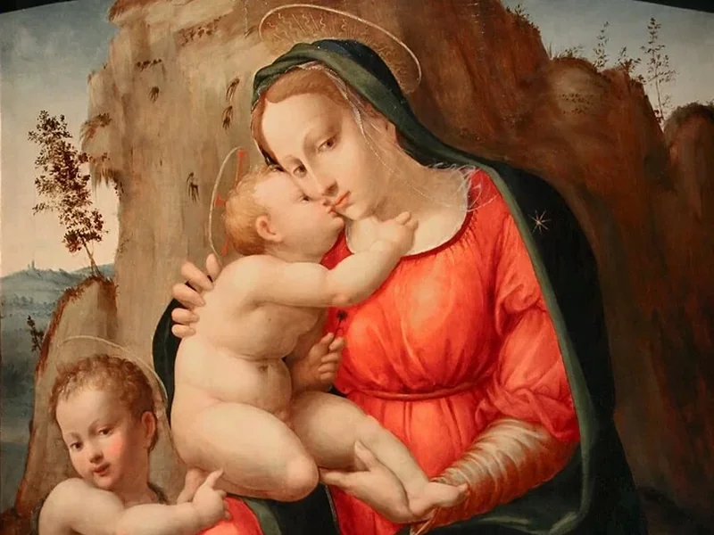 1469-Francesco Granacci - Madonna col Bambino e Giovannino
